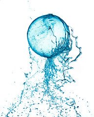 Image showing Splash water ball isolated