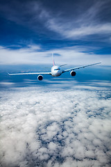 Image showing Passenger Airliner in the sky