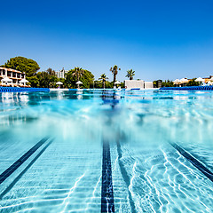 Image showing Tropical swimming pool