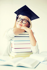 Image showing student in graduation cap