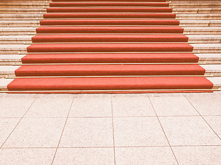 Image showing  Red carpet vintage