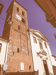 Image showing Santa Maria church in San Mauro vintage