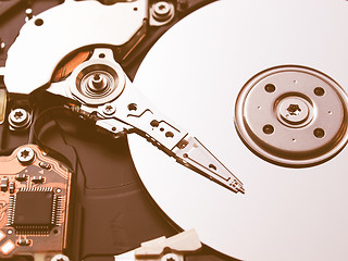 Image showing  Hard disk vintage