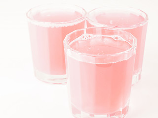 Image showing  Pink grapefruit saft vintage