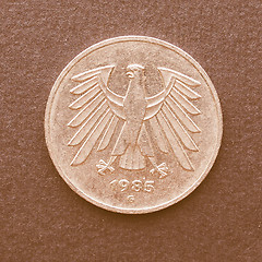 Image showing  Euro coin vintage