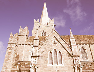 Image showing Christ Church, Dublin vintage