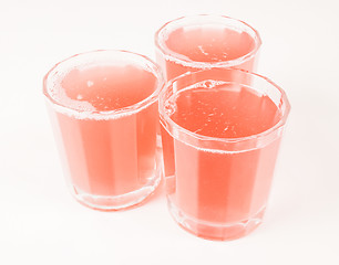 Image showing  Pink grapefruit saft vintage