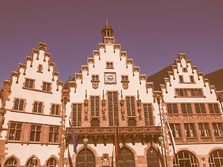 Image showing Frankfurt city hall vintage