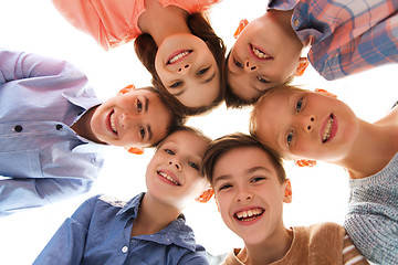 Image showing happy smiling children faces