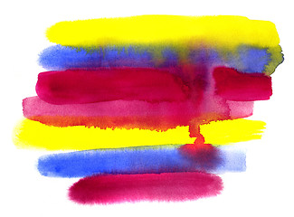 Image showing Abstract bright watercolor background