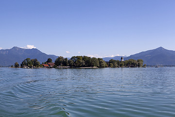 Image showing Isle of Frauenchiemsee in Bavaria, Germany