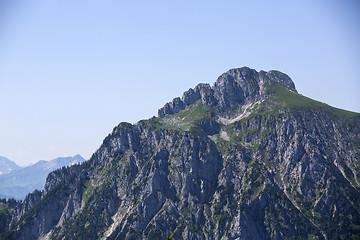 Image showing View to Bavyrian Alps, mountain Saeuling