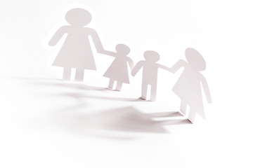 Image showing Female same-sex relationship with children