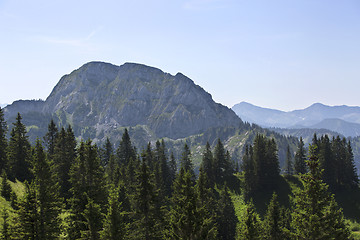 Image showing Panorama view to Bavarian Alps