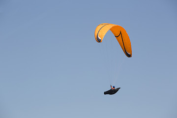 Image showing Paraglider in summertime