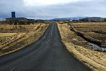 Image showing Ring road in Iceland, springtime