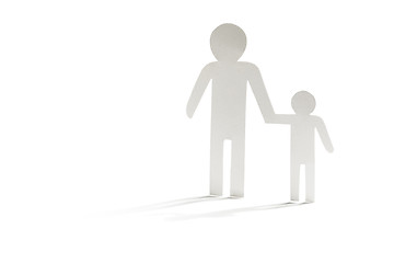 Image showing Single father with son