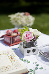 Image showing Decoration of a Persian wedding table