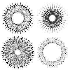 Image showing Set of Circle Geometric Ornaments