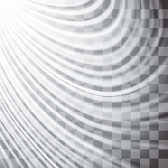 Image showing Abstract Dark Checkered Background.