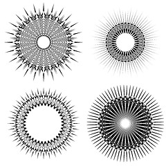 Image showing Set of Circle Geometric Ornaments