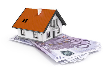 Image showing house and money