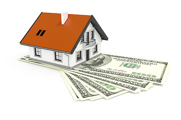 Image showing house and money