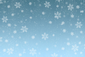 Image showing snowing