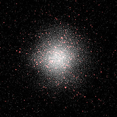 Image showing deep space cluster