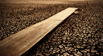 Image showing dry lake wendouree