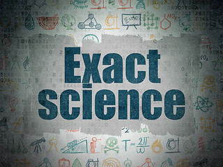 Image showing Science concept: Exact Science on Digital Paper background