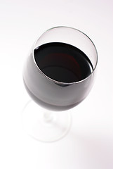 Image showing glass of red wine