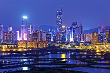 Image showing Shenzhen night