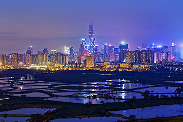 Image showing Shenzhen night