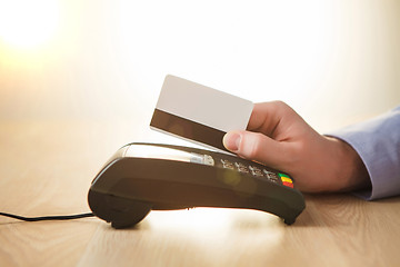 Image showing Credit card payment, buy and sell products or service