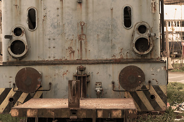 Image showing Old locomotive