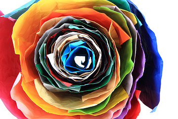 Image showing color paper roll background