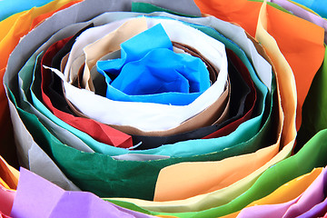 Image showing color paper roll background