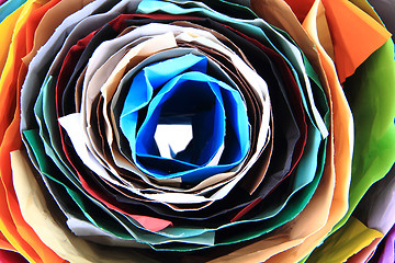 Image showing color paper roll background