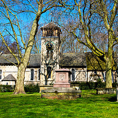 Image showing in cemetery     england europe old construction and    history