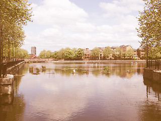 Image showing Surrey Water, London vintage