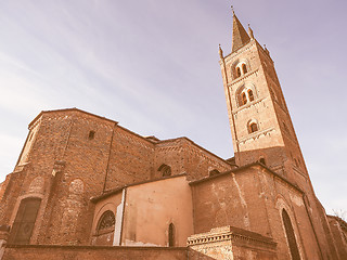 Image showing San Domenico church in Chieri vintage