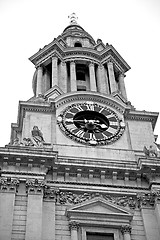 Image showing st paul cathedral in london england old construction and religio