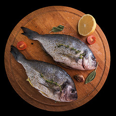 Image showing Fresh uncooked dorado 