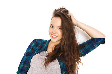 Image showing happy smiling pretty teenage girl