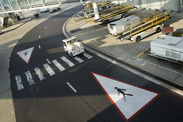 Image showing Airport signs