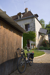 Image showing Bicycle at countryside