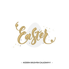 Image showing Easter lettering card. 