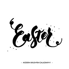 Image showing Easter lettering card. 