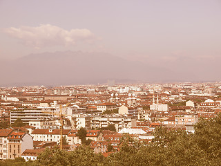 Image showing Turin view vintage